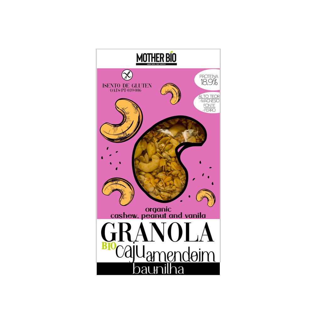  - Granola Mother Bio Caju Baunilha 350g (1)