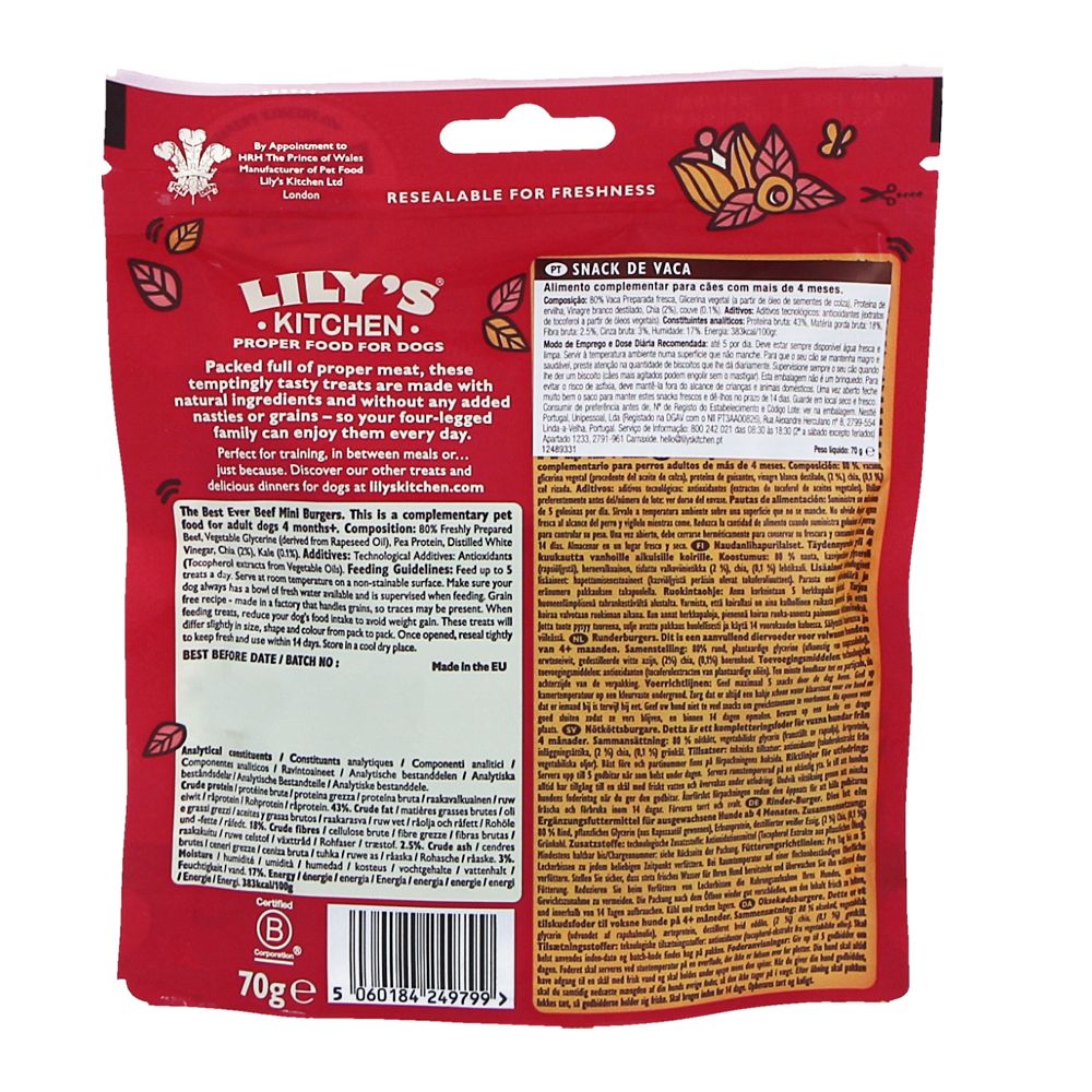  - Lily`s Dog Snack Beef 70g (2)