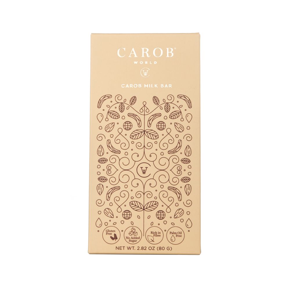  - Carob World Carob Tablet With Milk 80g (1)