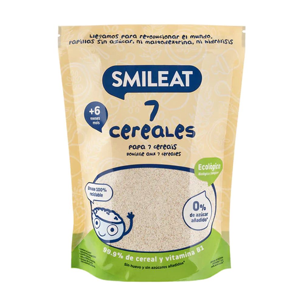  - Smileat Organic 7 Cereal Papa 200g (1)