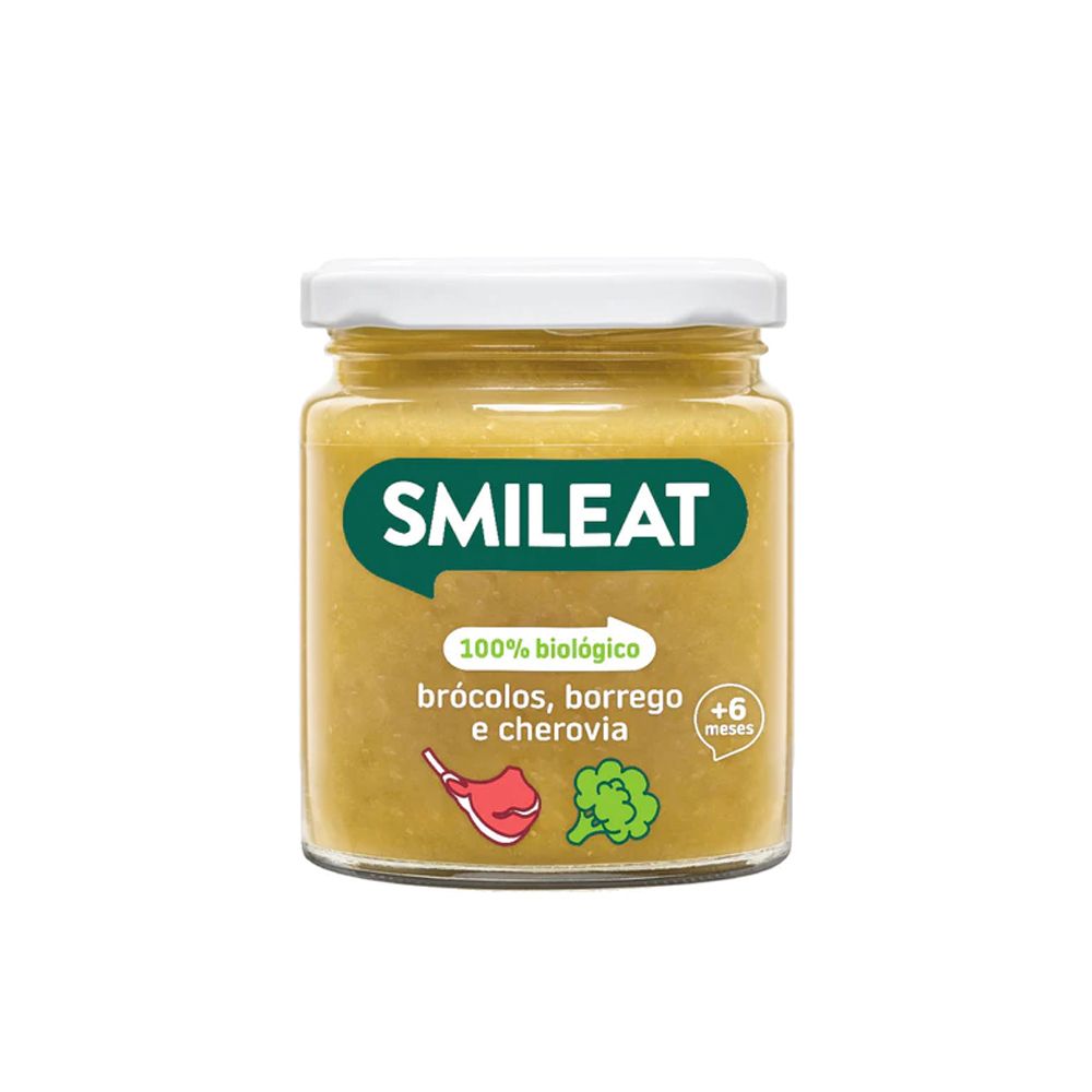  - Smileat Organic Broccoli, Lamb & Cherovia Puree 230g