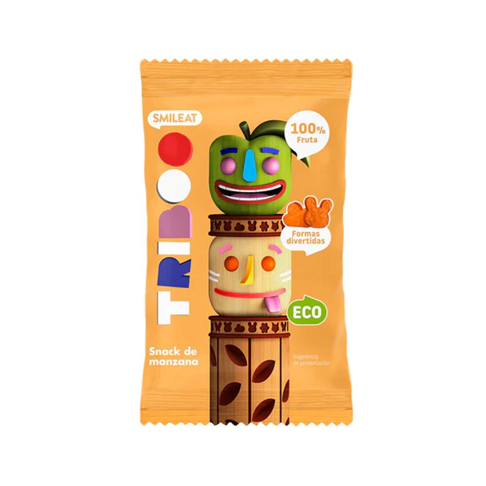 - Smileat Organic Apple Triboo Snack 25g (1)