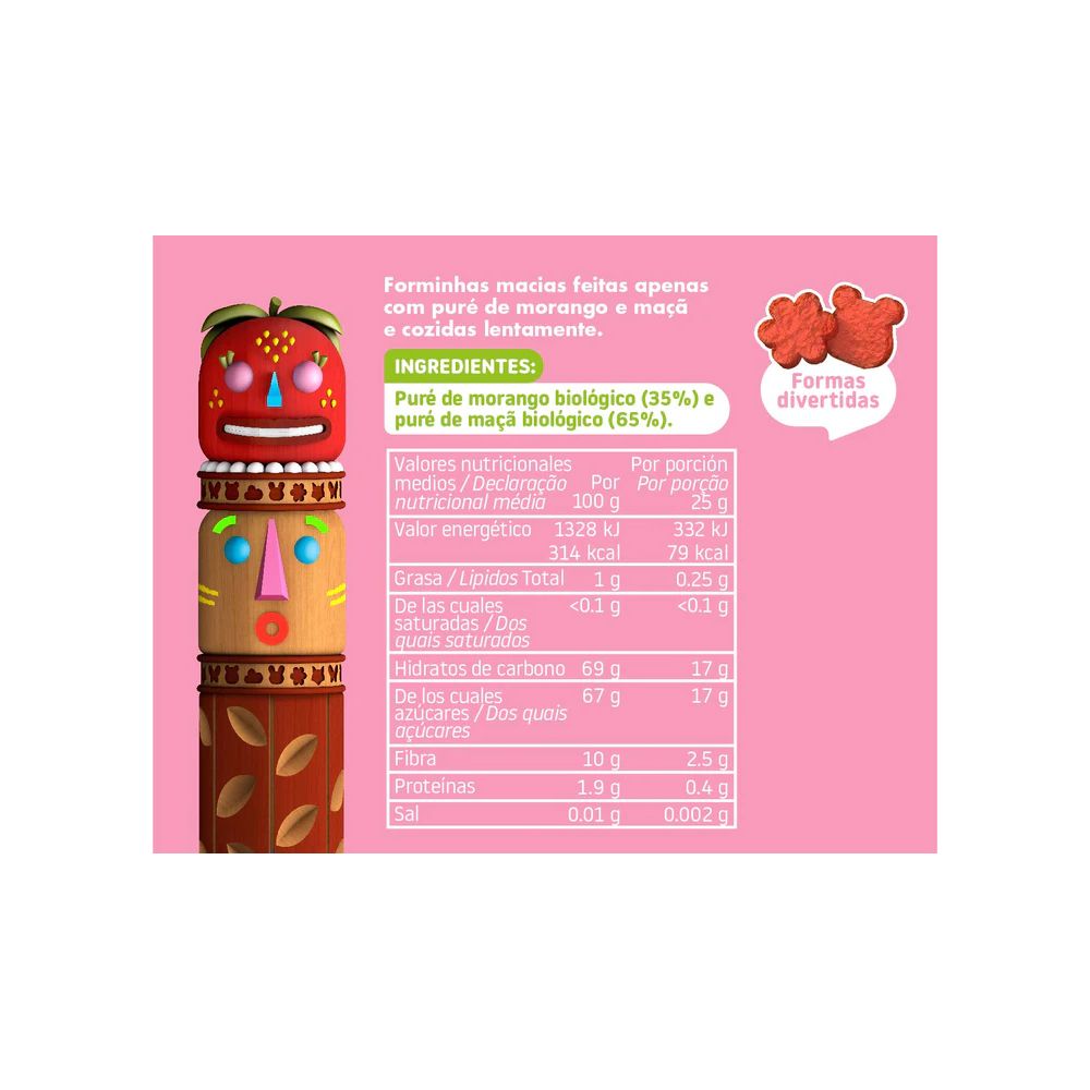  - Smileat Organic Strawberry&Apple Triboo Snack 25g (3)