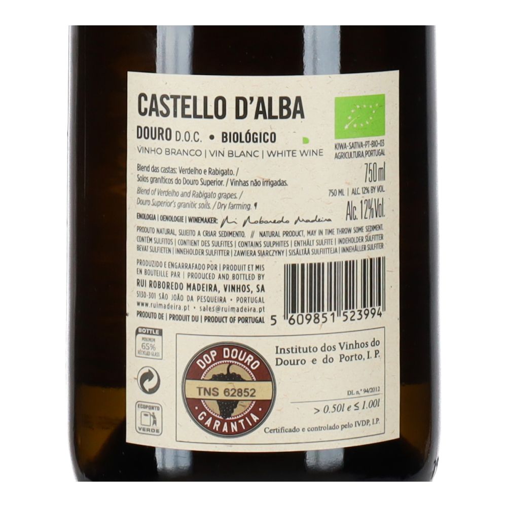  - Castello D`Alba Organic White Wine 75cl (2)