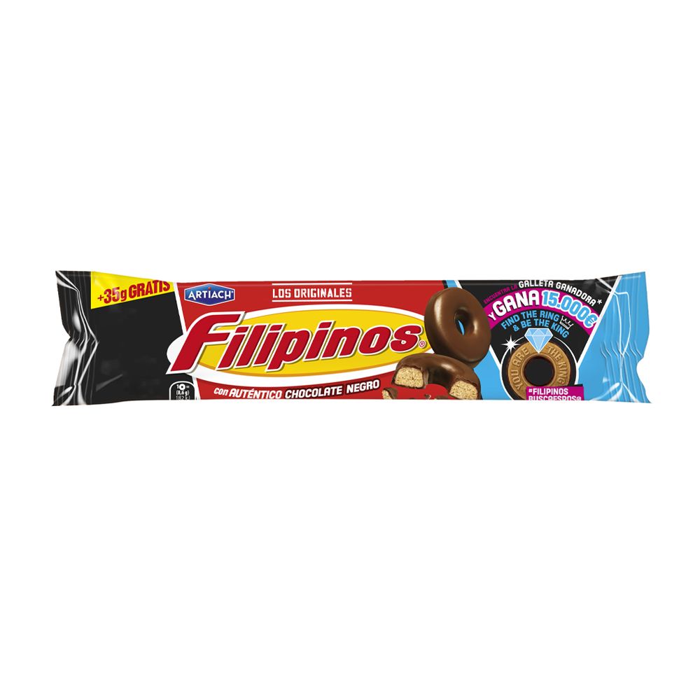  - Bolachas Artiach Filipinos Chocolate Negro 93g (1)
