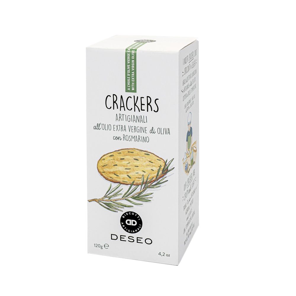  - Deseo Extra Virgin Olive Oil & Rosemary Crackers 120g (1)