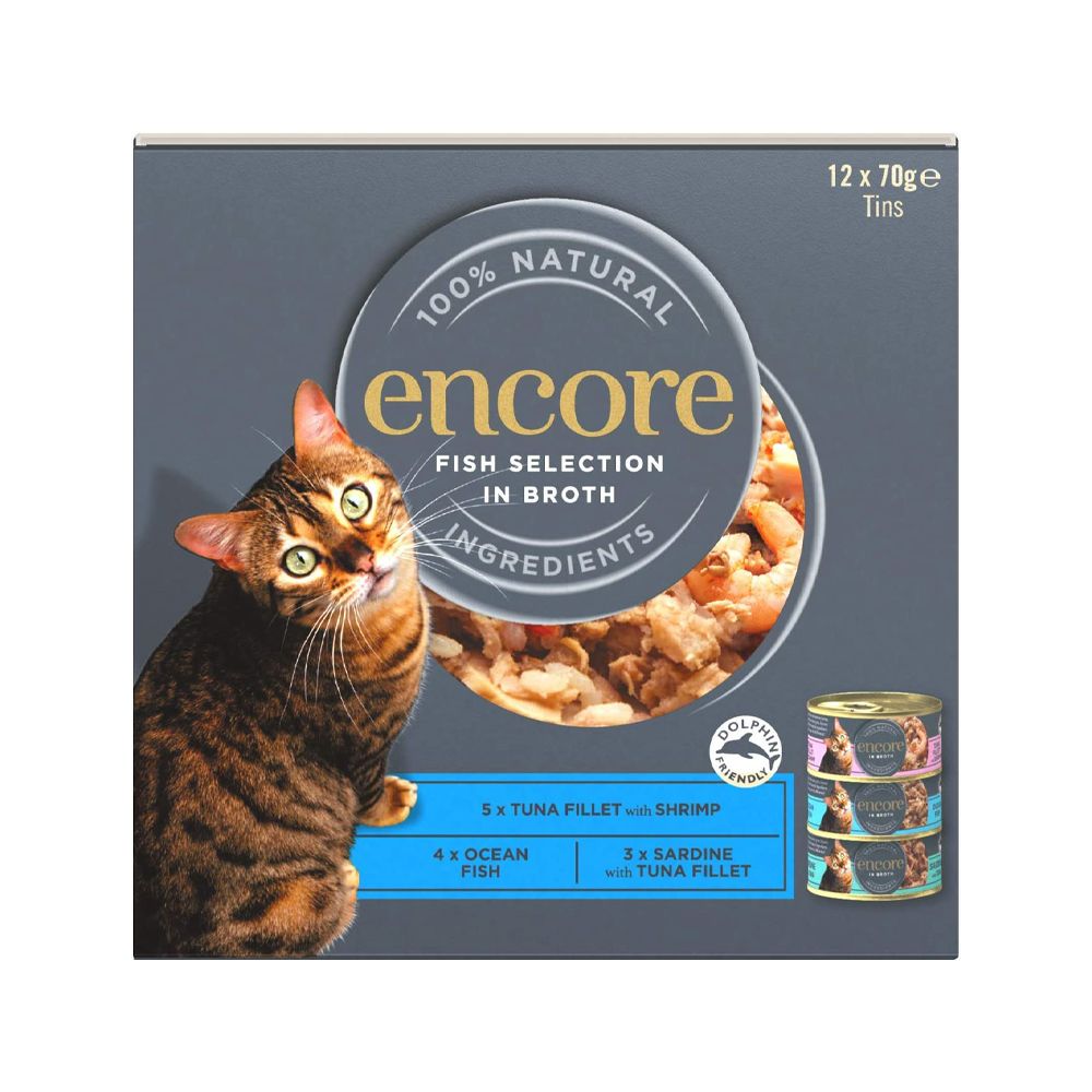  - Encore Wet Cat Food Fish Selection 8x70g