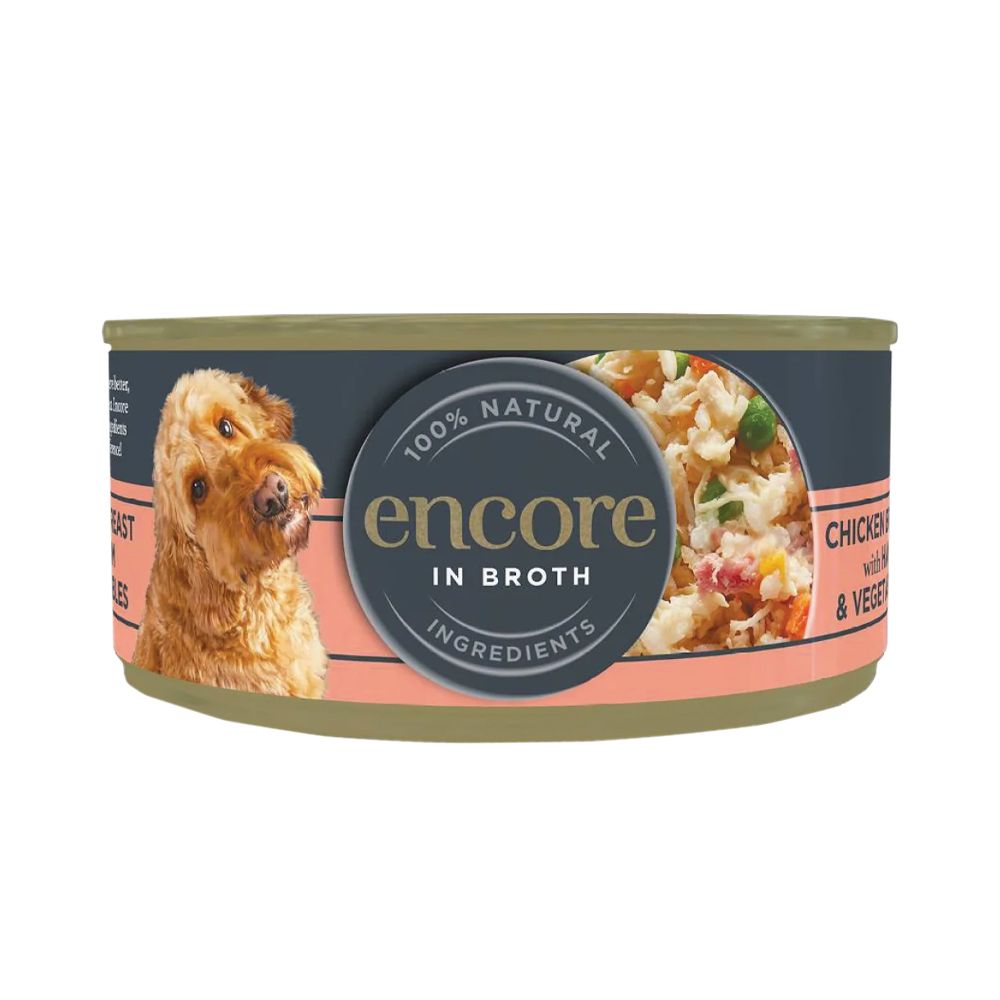  - Encore Wet Dog Food Chicken, Ham & Vegetables in Broth Thin 156g (1)