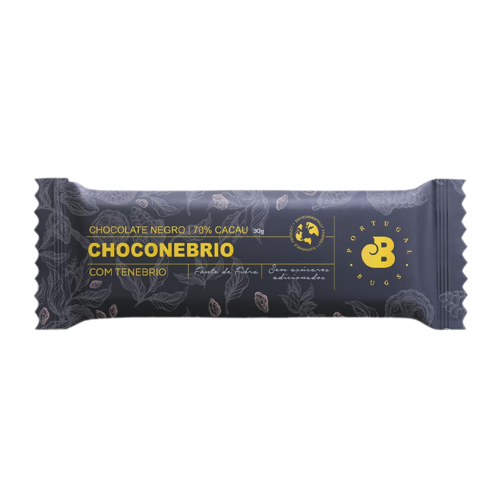  - Portugal Bugs Top Tenebrio Dark Chocolate 30g