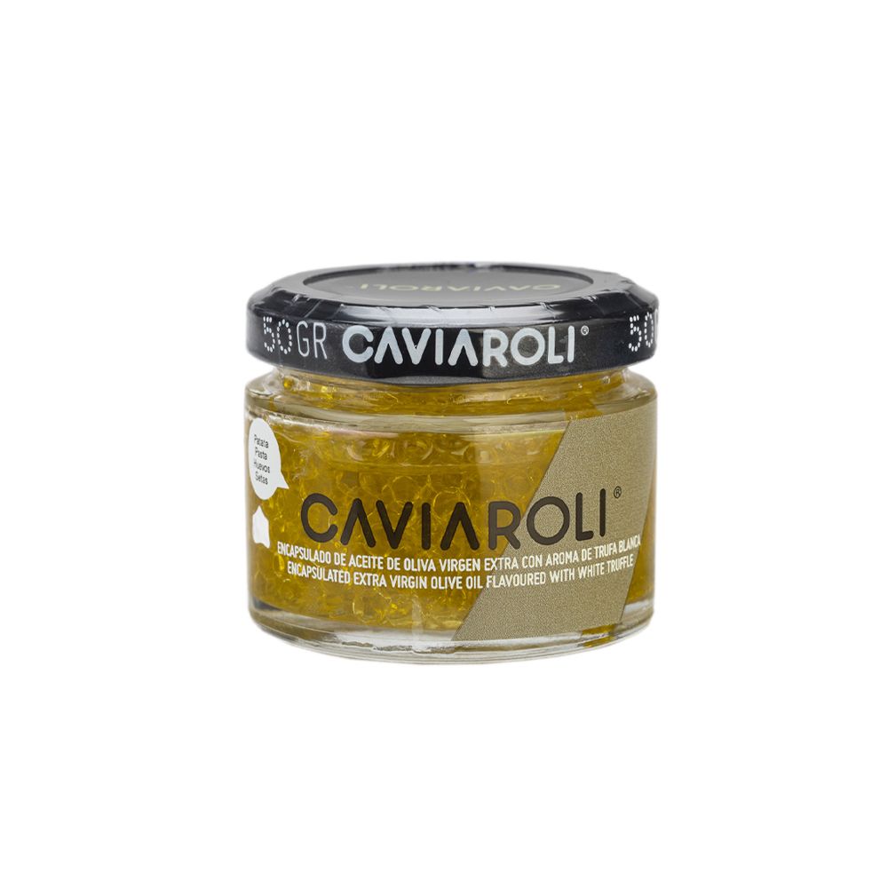  - Caviaroli Olive Oil White Truffle Aroma Spheres 50g (1)