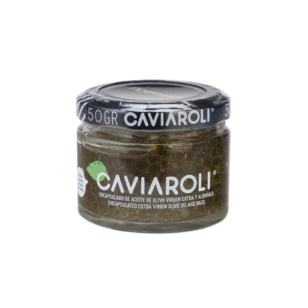  - Caviaroli Olive Oil Basil Aroma Spheres 50g (1)