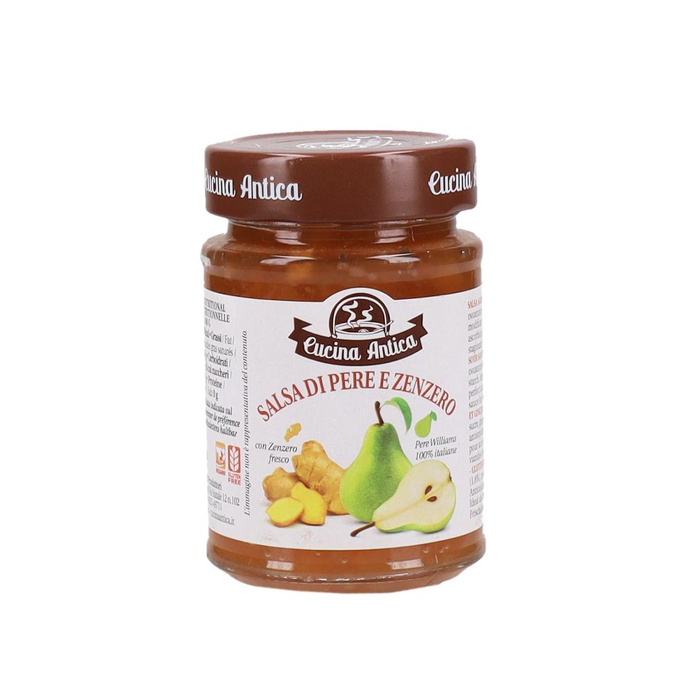  - Cucina Antica Pear & Ginger Sauce 210g (1)