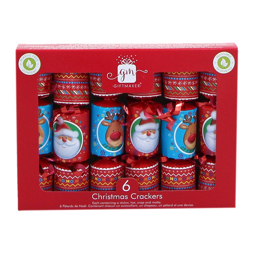  - Giftmaker Santa Christmas Crackers 6un (1)