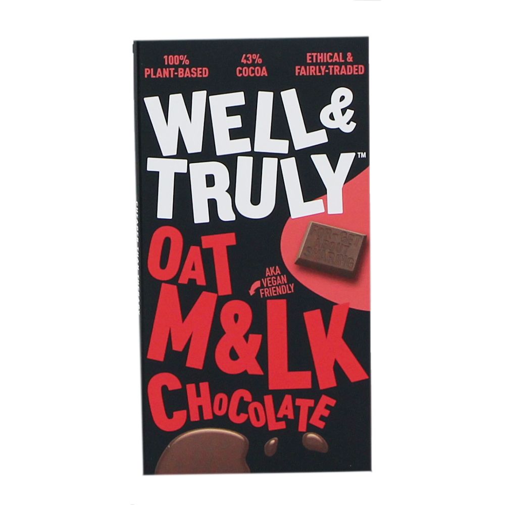  - Well&Truly Vegan Oat Milk Chocolate Tablet 90g (1)
