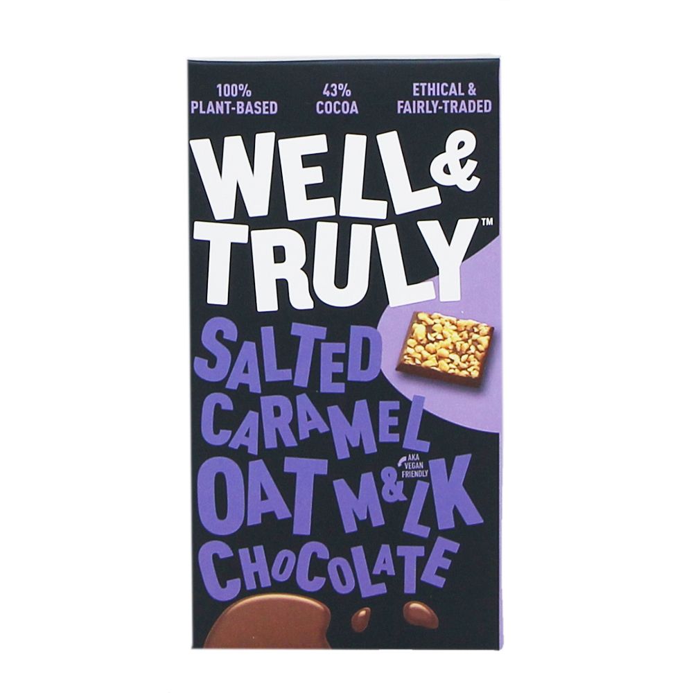  - Well&Truly Vegan Salted Caramel Chocolate Tablet 90g (1)