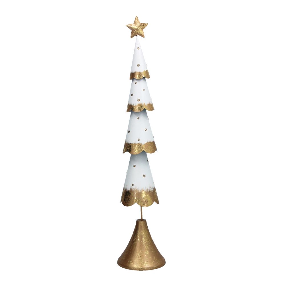  - White & Gold Christmas Tree (1)