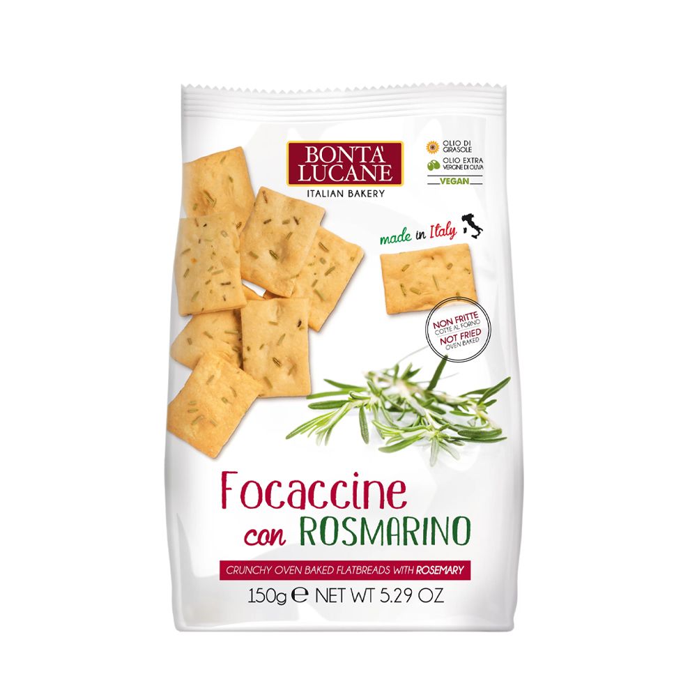  - Snack Focáccia Rosmaninho Bonta Lucane 150g (1)
