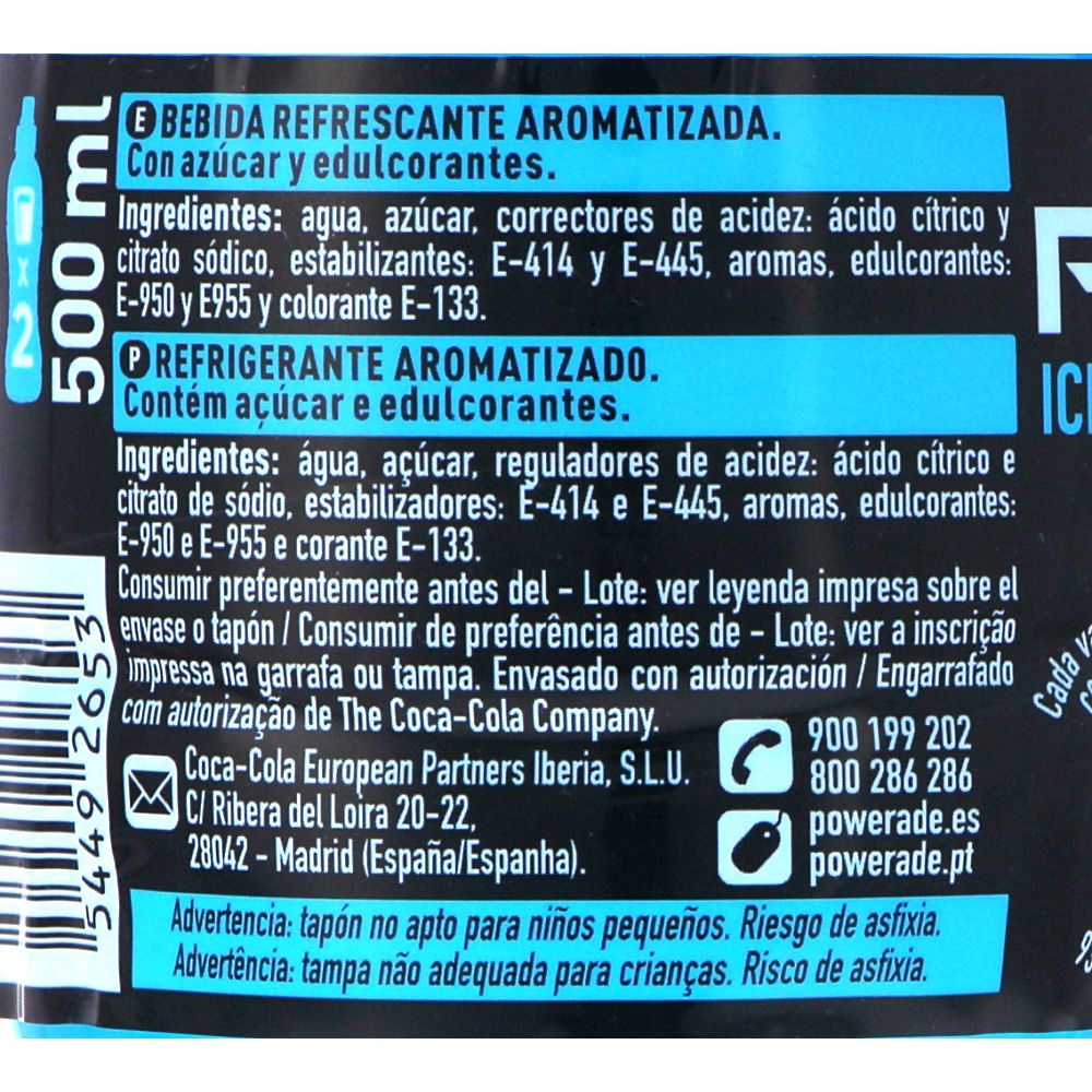  - Powerade Ice Storm Isotonic Drink 50cl (2)