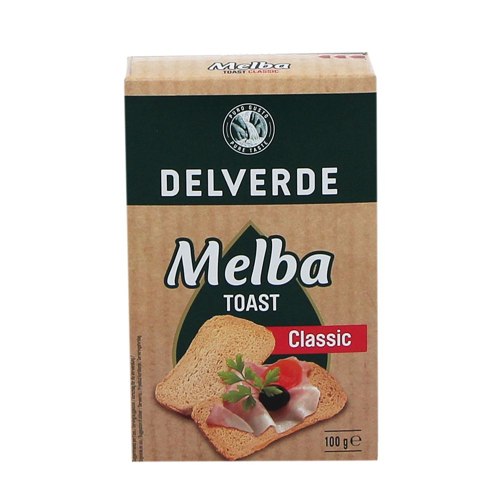  - Delverde Melba Toasts 100g (1)