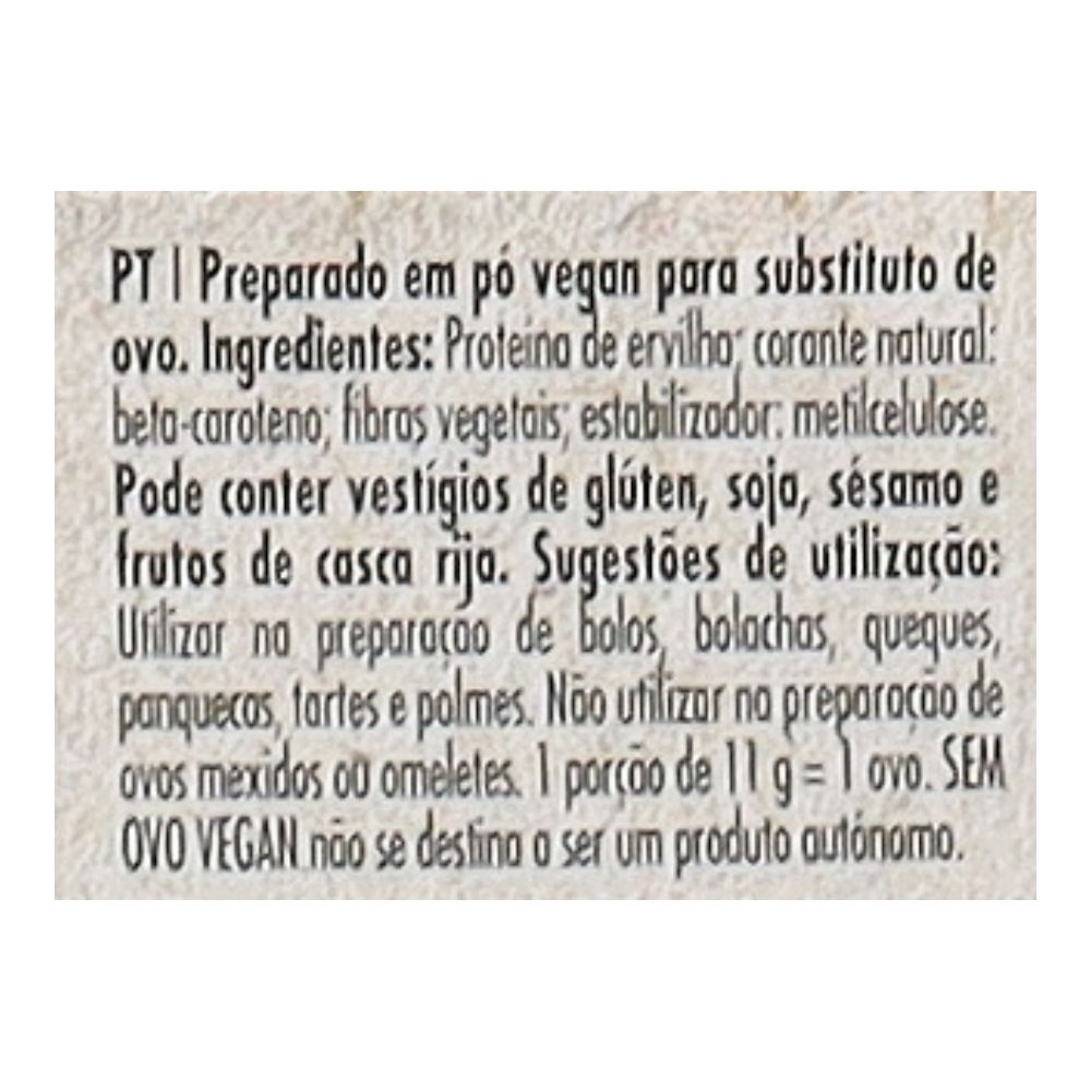  - Preparado Substituto Ovo em Pó Vegan Cem Porcento 110g (3)