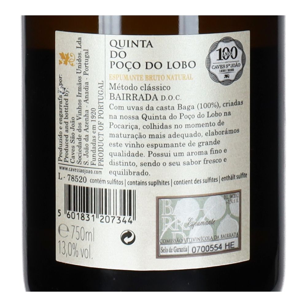  - Quinta do Poço Lobo Baga Brut Sparkling Wine 75cl (2)