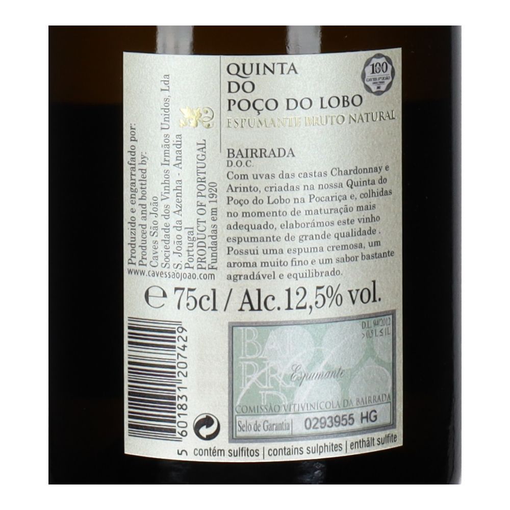  - Espumante Quinta do Poço Lobo Arinto & Chardonnay 75cl (2)