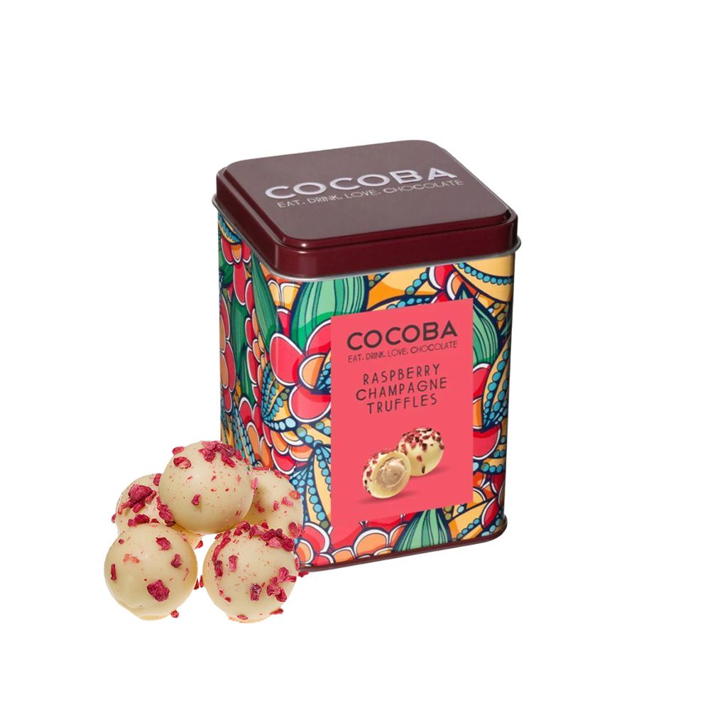  - Cocoba Raspberry & Champagne Chocolate Truffles 120g