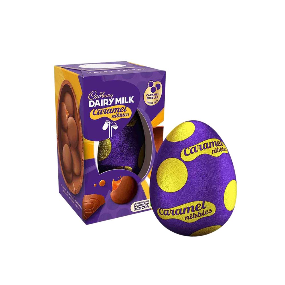  - Cadbury Caramel Nibbles Chocolate Egg 96g (1)
