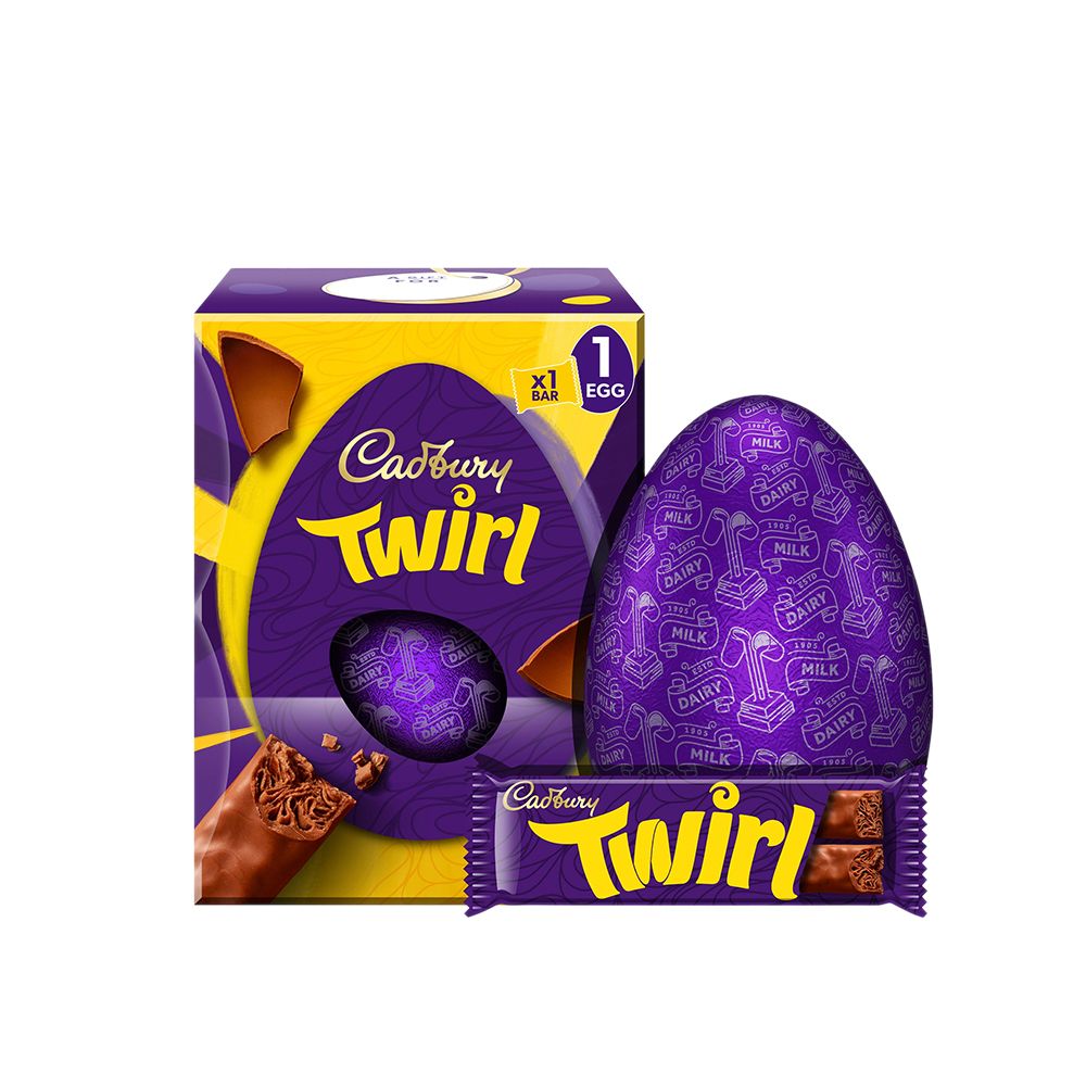  - Cadbury Twirl Chocolate Easter Egg 198g (1)