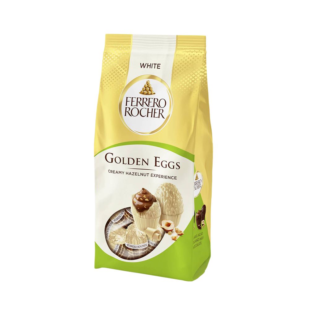  - Ovos Chocolate Branco Ferrero Rocher Golden 90g (1)