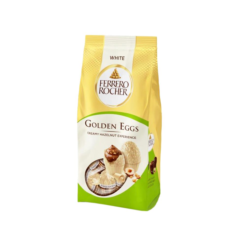  - Ovos Chocolate Branco Ferrero Rocher Golden 90g (2)
