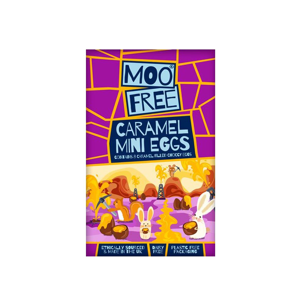  - Moo Free Caramel Mini Chocolate Eggs 88g (1)
