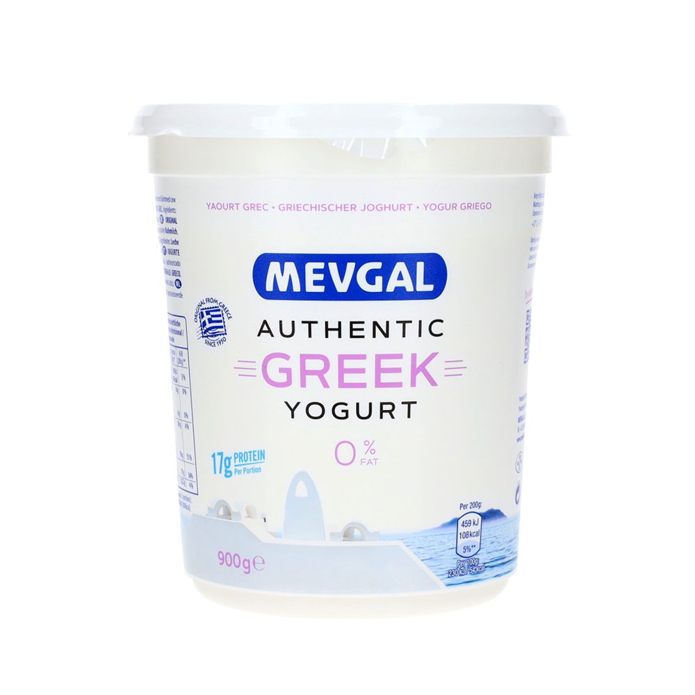  - Mevgal Greek Type Dense Yogurt 0% 900g (1)