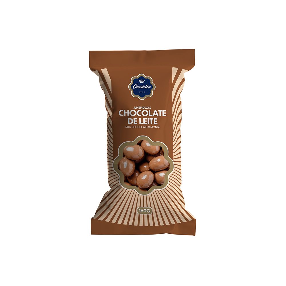  - Arcádia Milk Chocolate Almonds 160g (1)