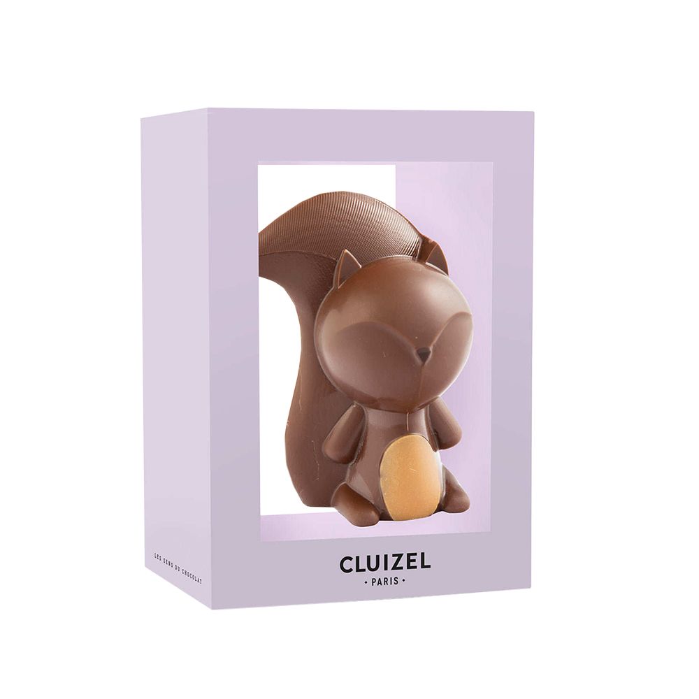  - Cluizel Chocolate 45% Cacao Rock Squirrel 80g (2)