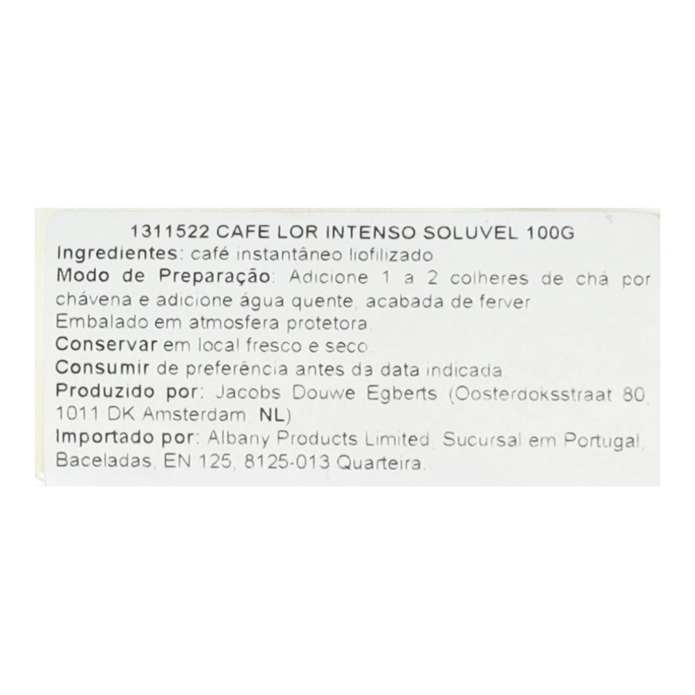 - Café Solúvel L`Or Intenso 100g (2)