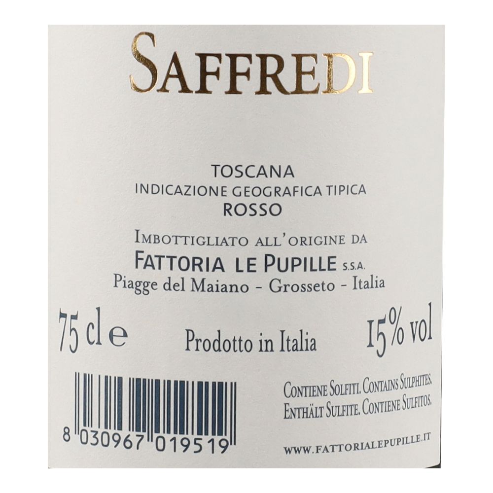  - Vinho Tinto Fattoria Pupille Saffredi 75cl (2)