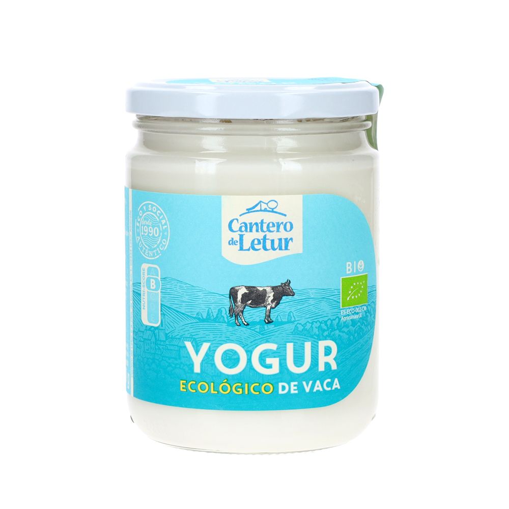  - Cantero Letur Organic Natural Cow Yogurt 420g (1)