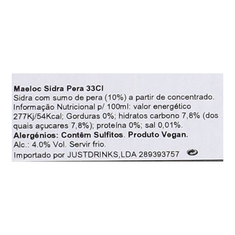  - Maeloc Pear Cider 33cl (2)