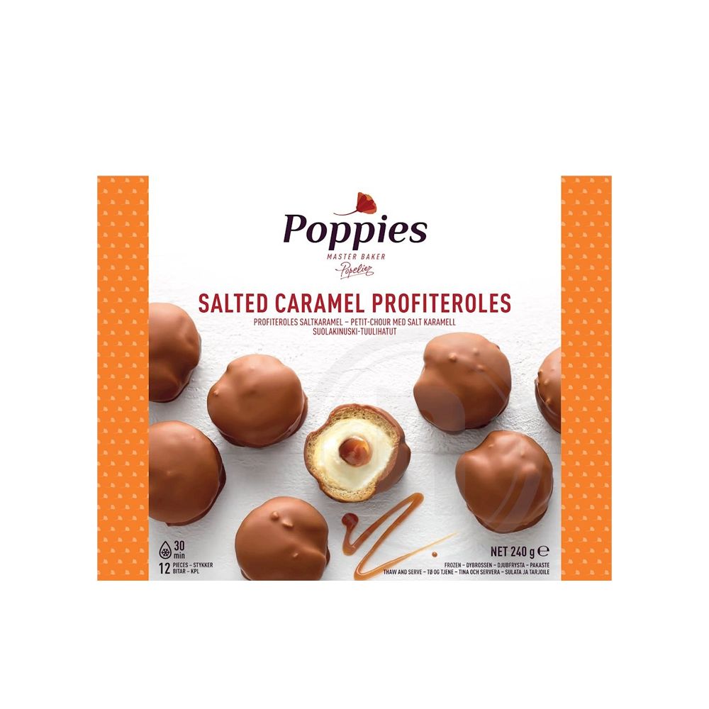  - Poppies Salted Caramel Profiteroles 12un=240g (1)