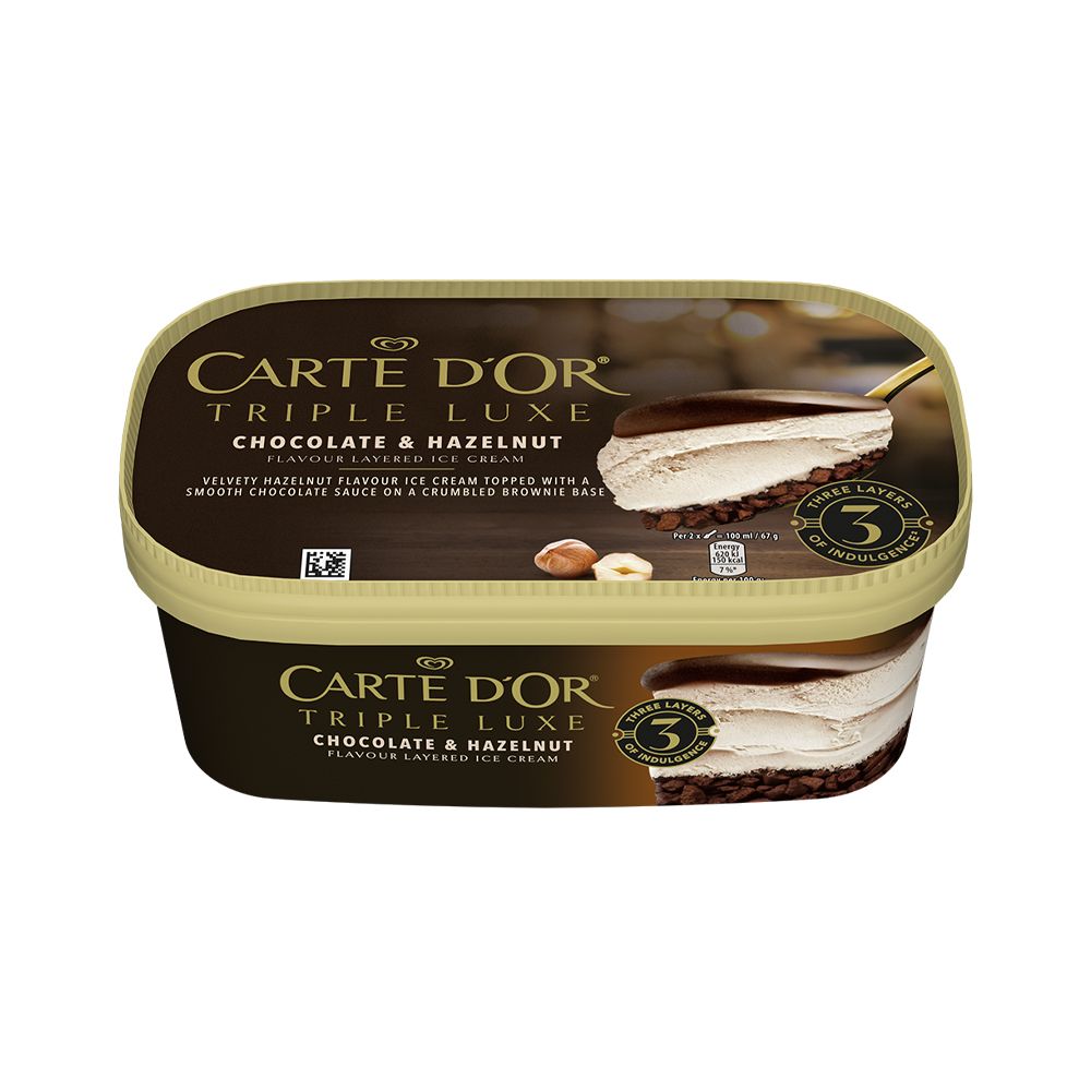  - Carte D`Or Luxe Chocolate Hazelnut Ice Cream 650ml (1)