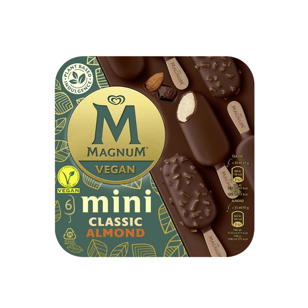 - Magnum Classic Almond Vegan Ice Cream 6un=330ml (1)