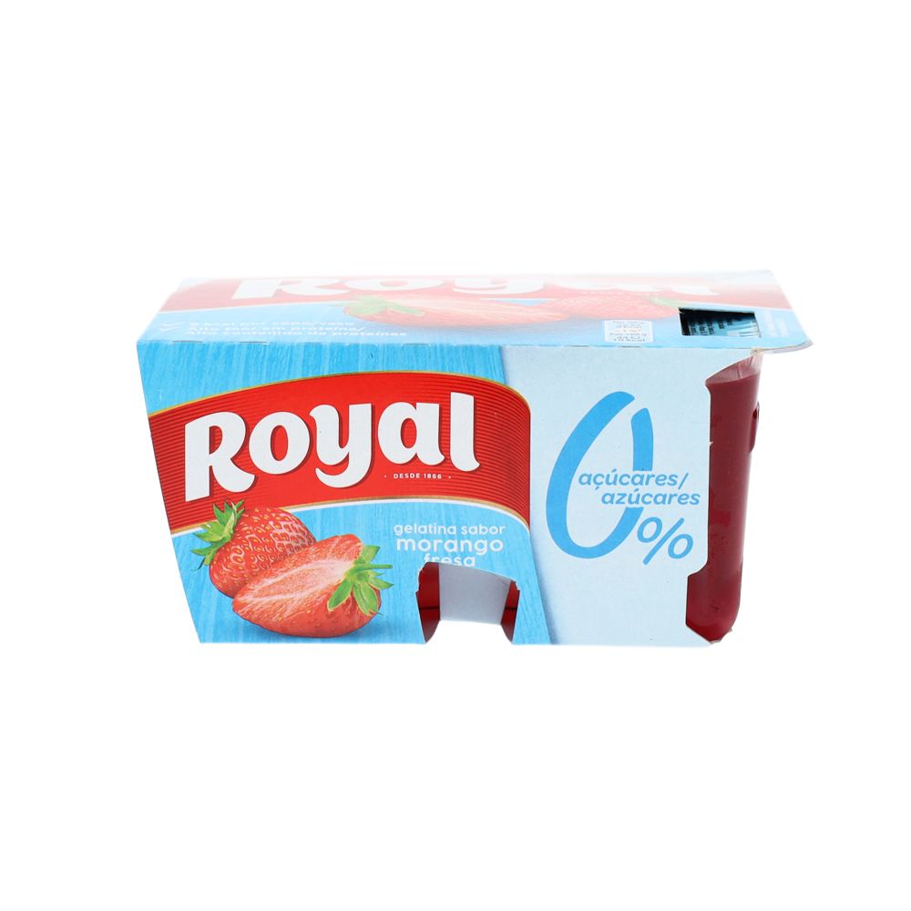  - Royal Strawberry Gelatin 10kcal 4x90g (1)