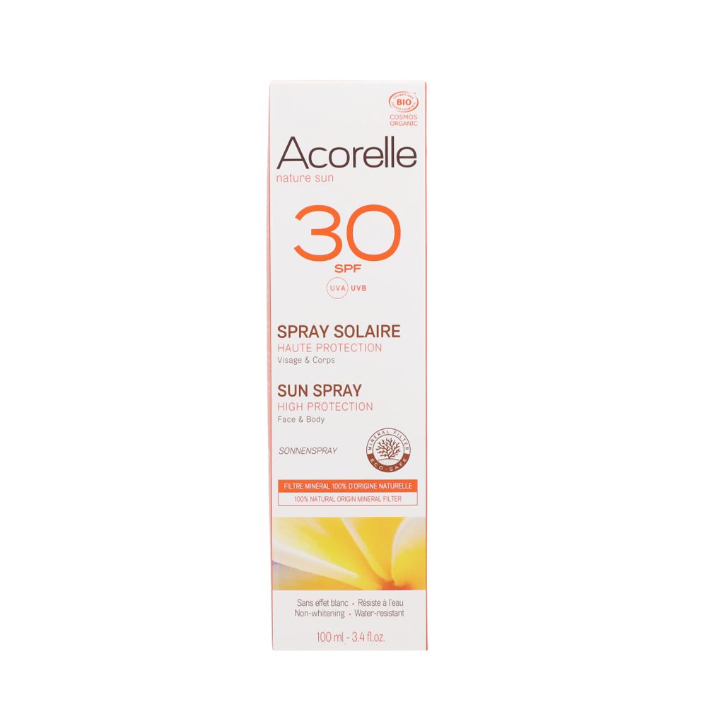  - Acorelle Body & Face Sunscreen 30 Spray 100ml (1)