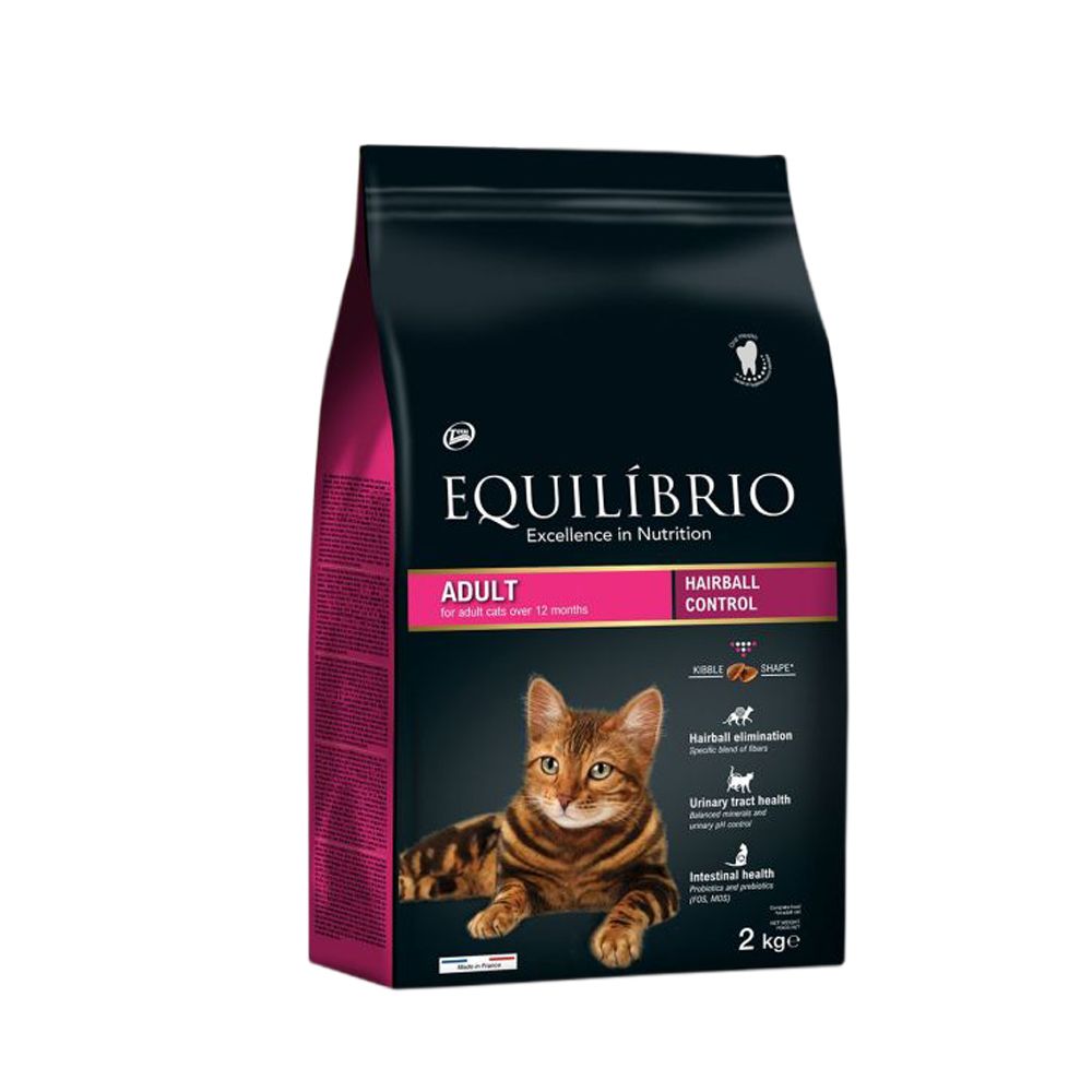  - Equilibrio Hairball Cat Dry Food 2Kg (1)