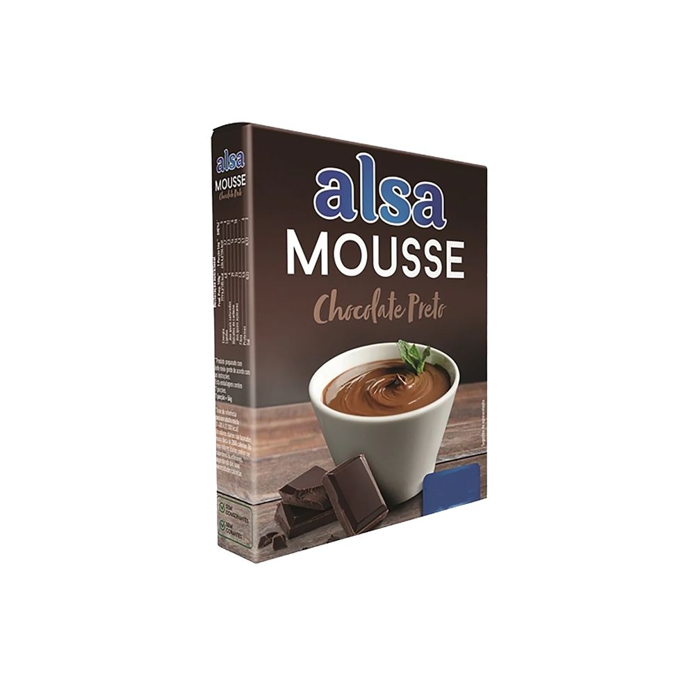  - Preparado Alsa Mousse Chocolate Preto 125g (1)