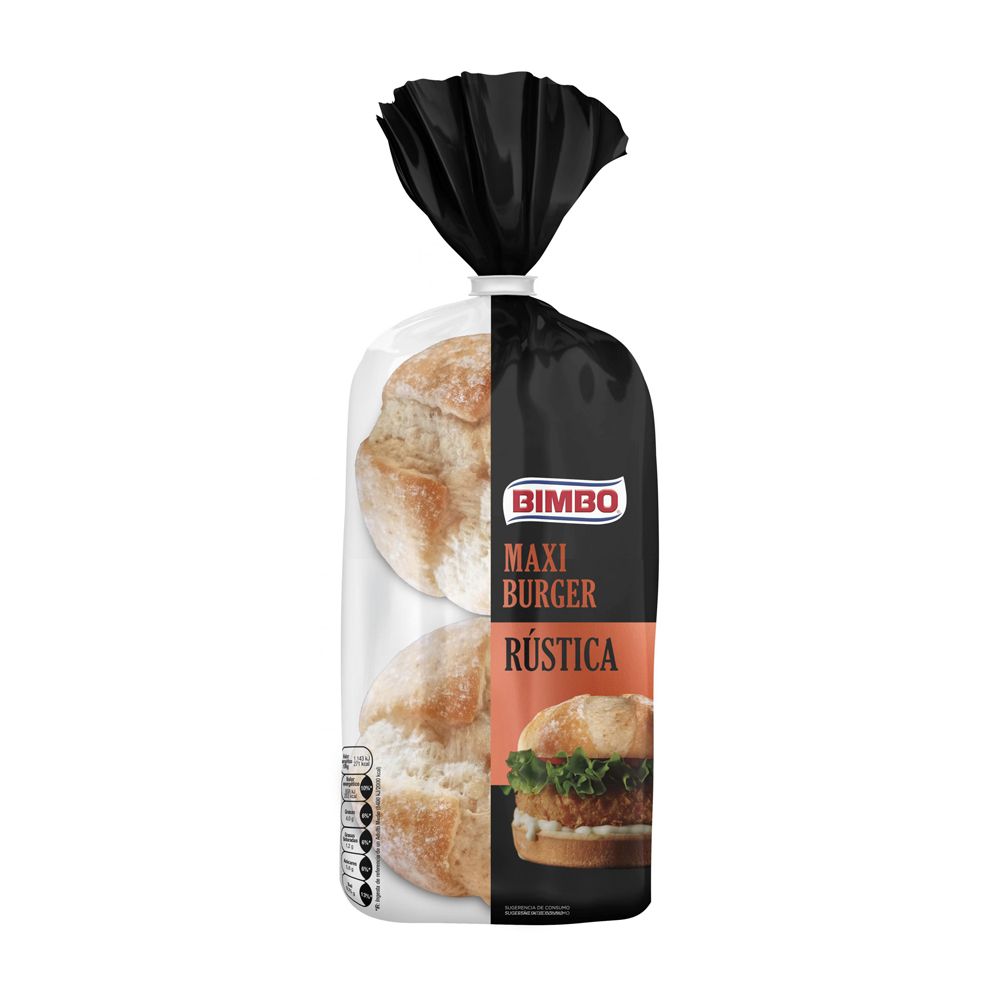  - Bimbo Burger Rustic Maxi Bread 320g (1)