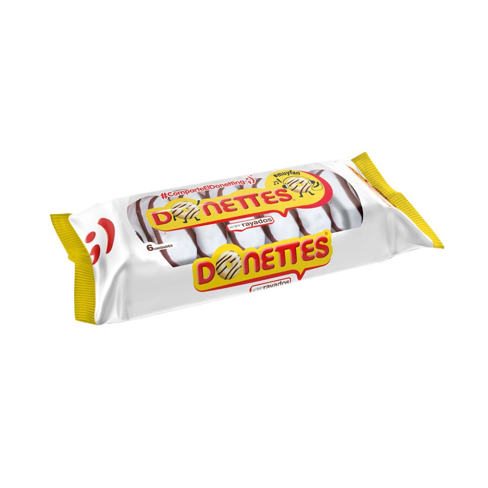  - Donettes Cake Rayados 132g (1)