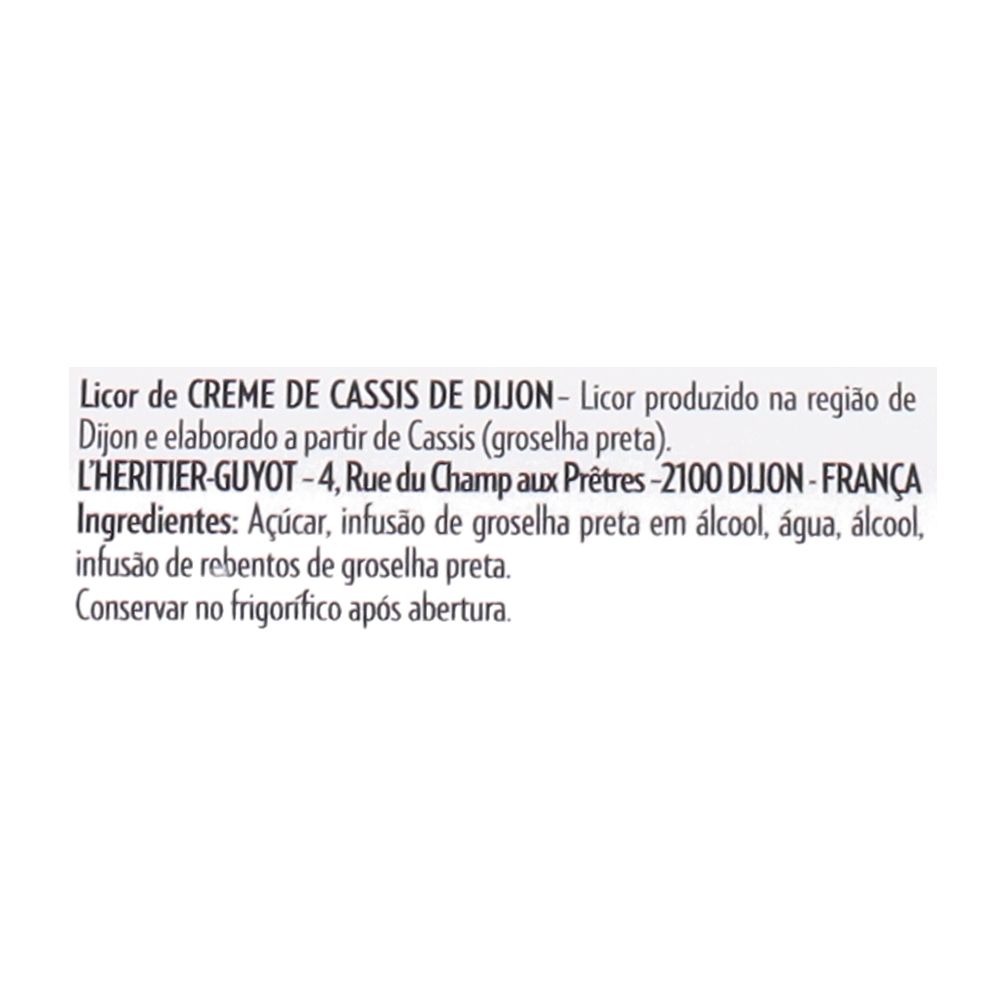  - Lheritier Guyot Cassis Cream Liqueur 70cl (2)