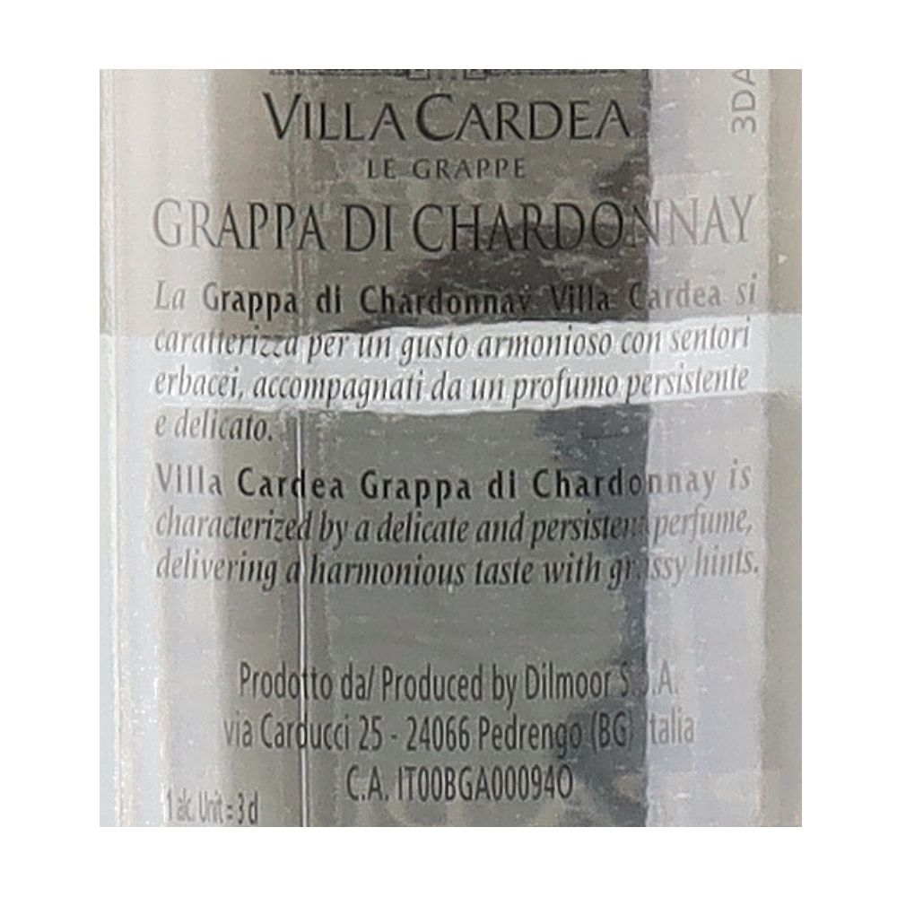  - Villa Cardea Grappa Chardonney 50cl (2)